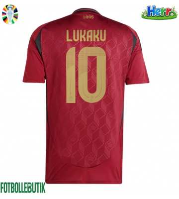 Belgien Romelu Lukaku #10 Hemmatröja EM 2024 Kortärmad